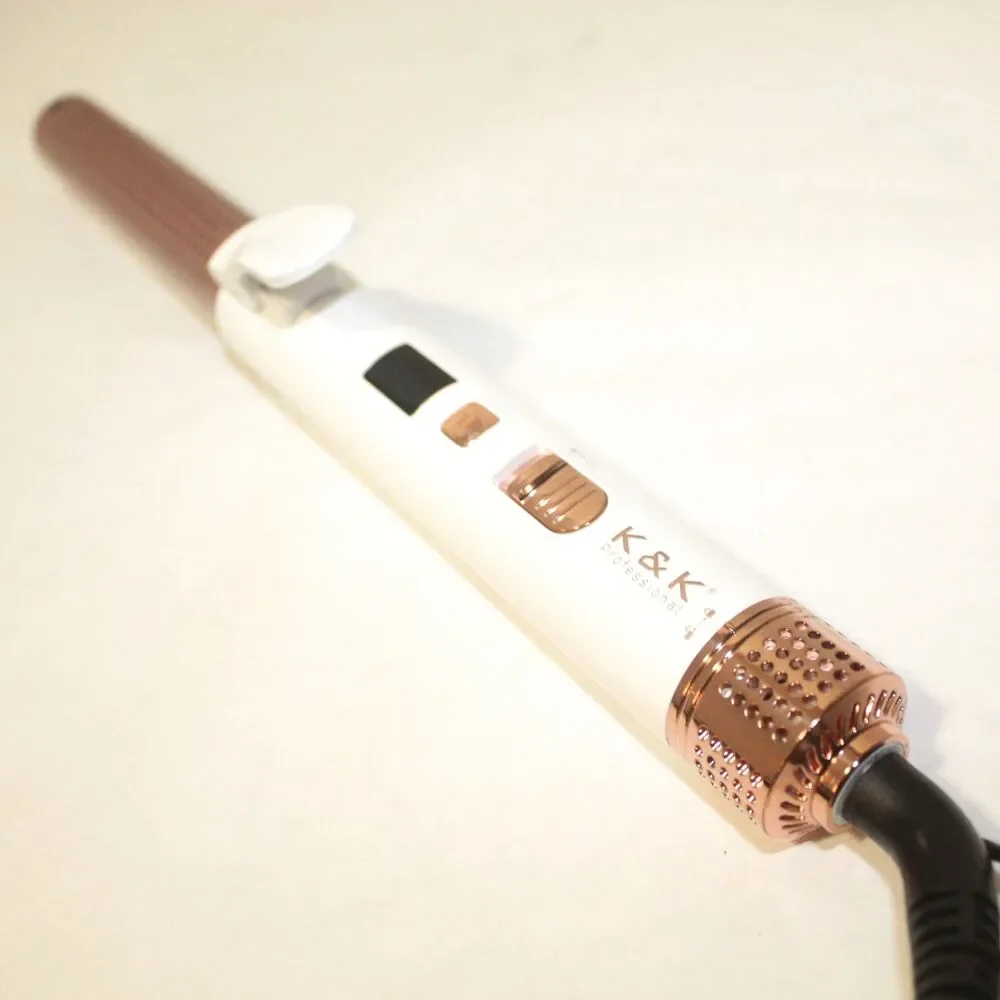 K&K Professional Infrared 28mm Ceramic Curling Iron 450F 80W QY-2038